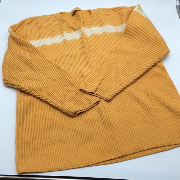 TAOS tye-die yellow unisex sweater EUC size Large - Picture 1 of 14